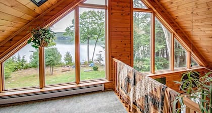 Private Lakefront Getaway With Amazing Views on Great Moose Lake - No Pets.