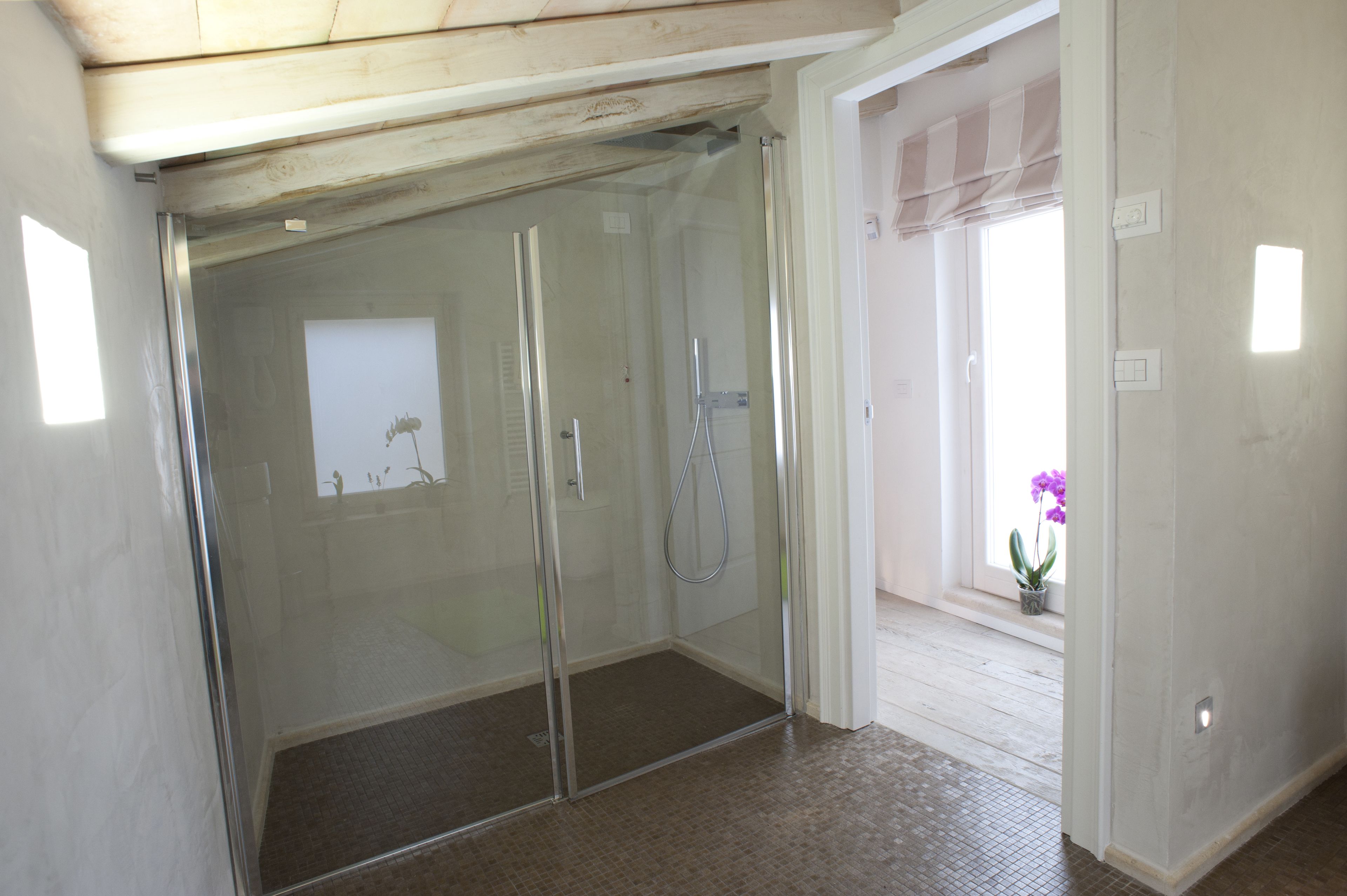 Dusj på badet