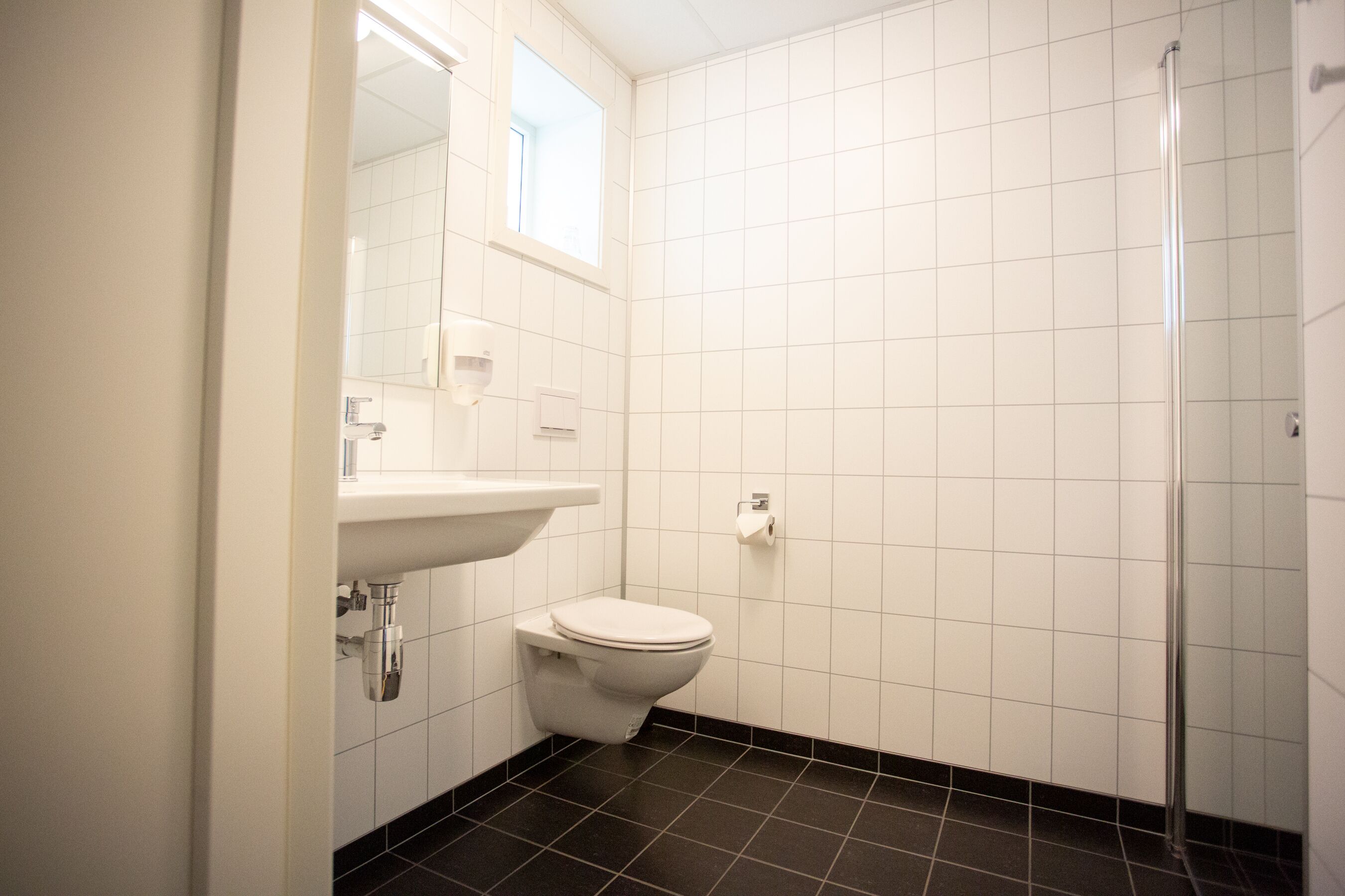 standard room, 1 queen bed, non smoking | bathroom | hair dryer, towels