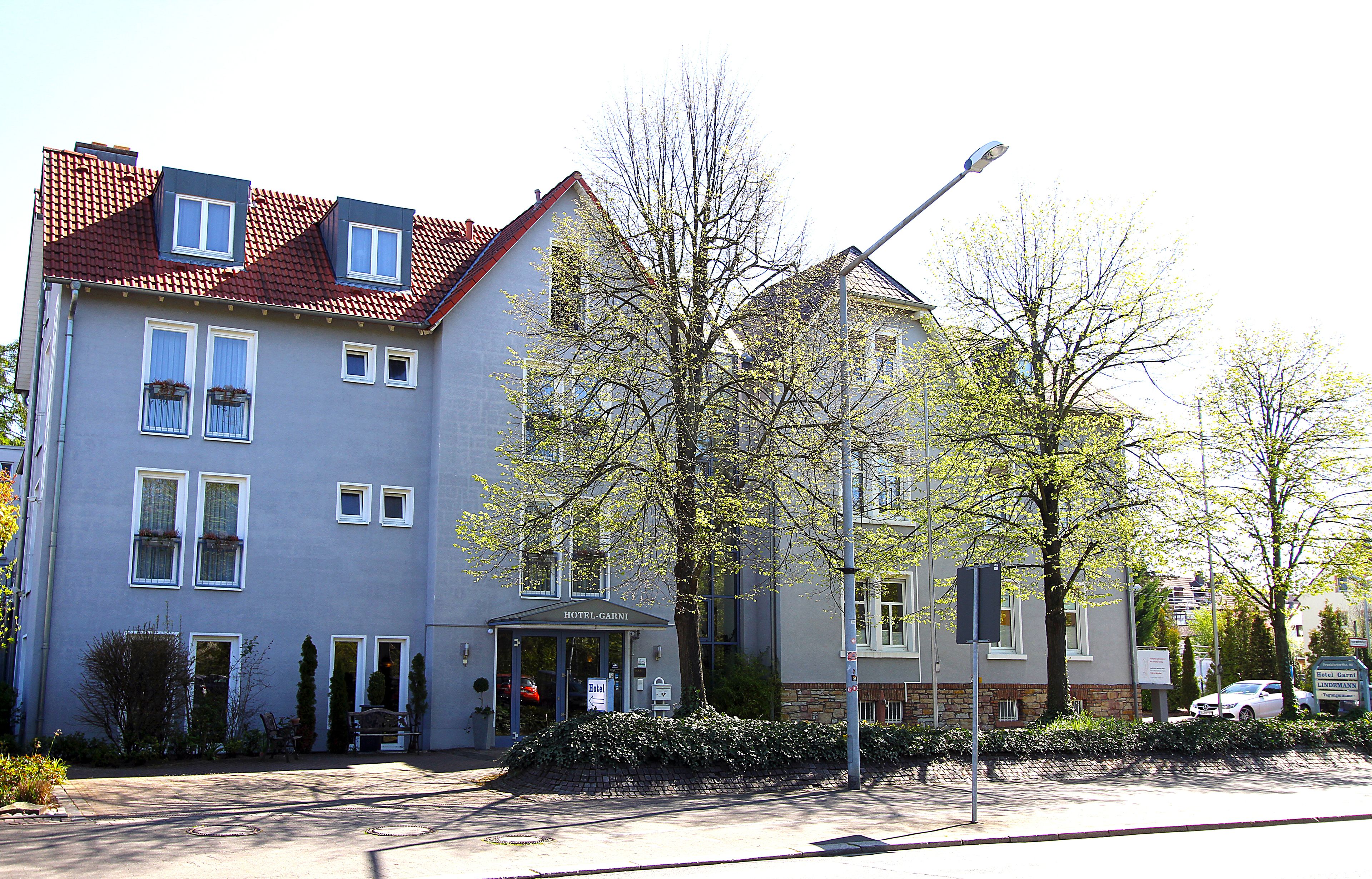 Voorkant van accommodatie