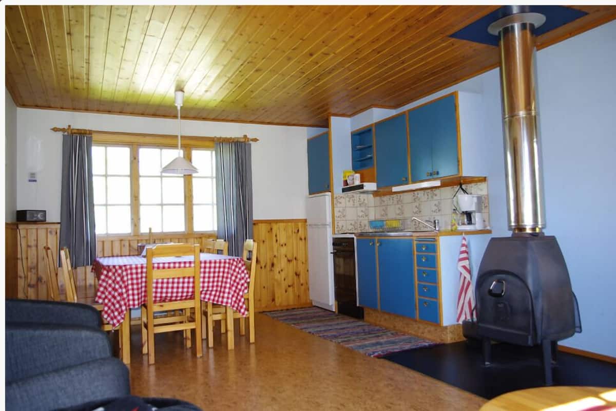 Wille | Cuisine privée | Grand réfrigérateur, micro-ondes, four, plaque de cuisson