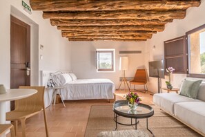 Suíte | 1 quarto, roupas de cama premium, edredons de pluma, frigobar