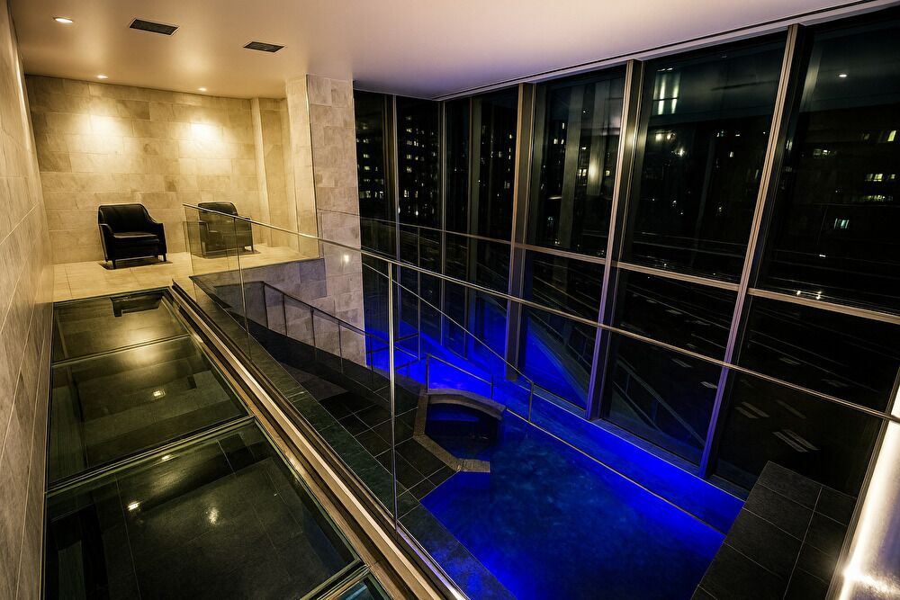 Premium-sviitti, useita sänkyjä | Yksityinen uima-allas