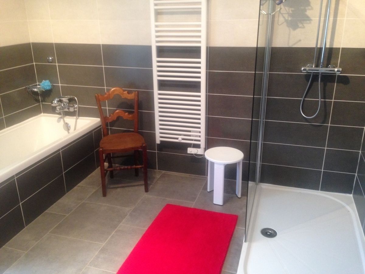 Douche de la salle de bain