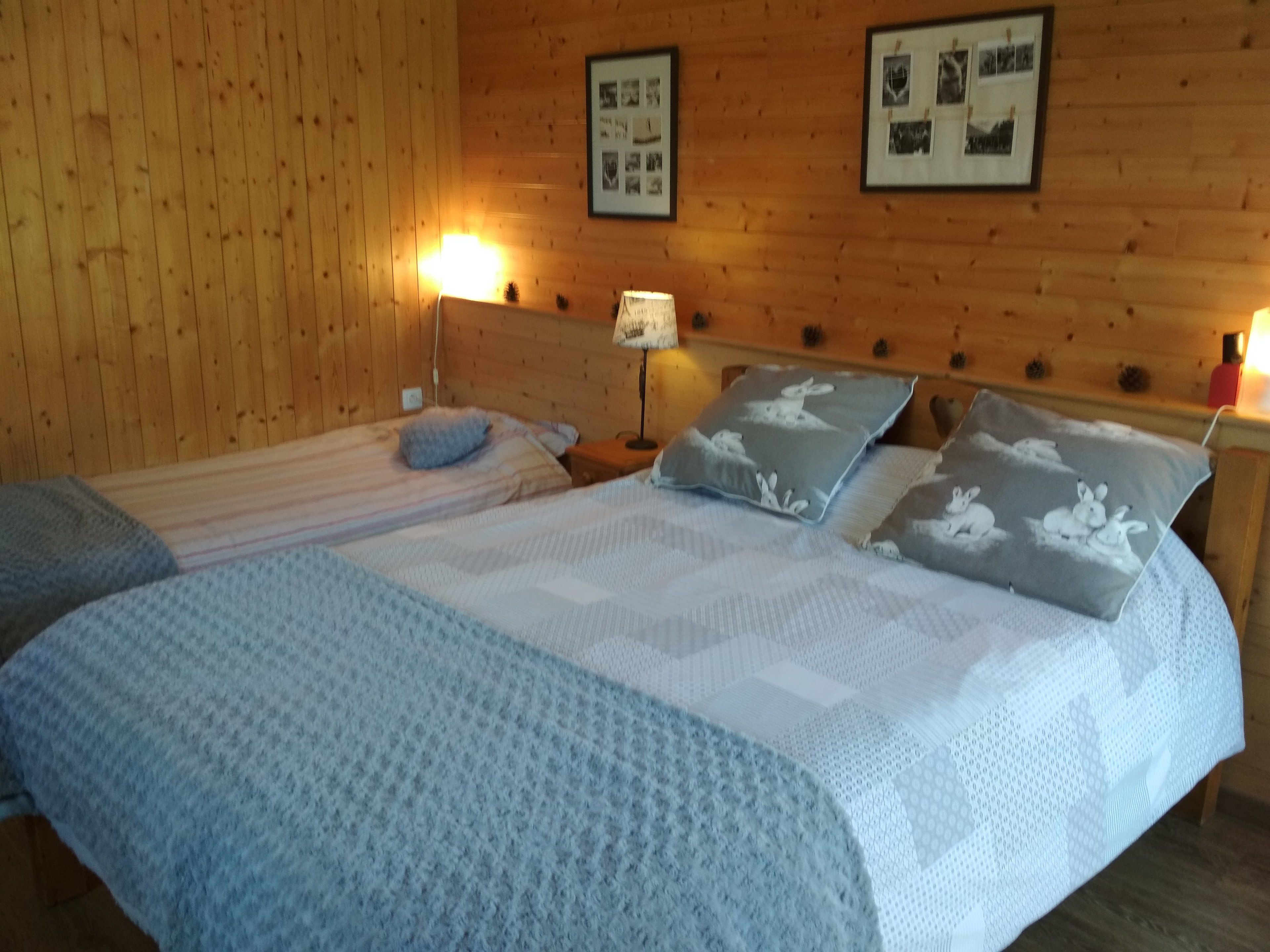 Chalet, Meerdere bedden, niet-roken | 1 slaapkamer, luxe beddengoed, individueel gedecoreerd