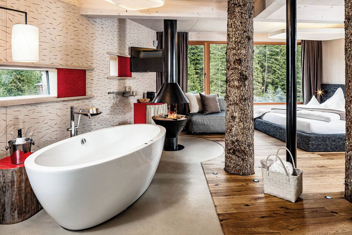Casa de lujo en un árbol, 1 habitación | 2 dormitorios, wifi gratis, ropa de cama
