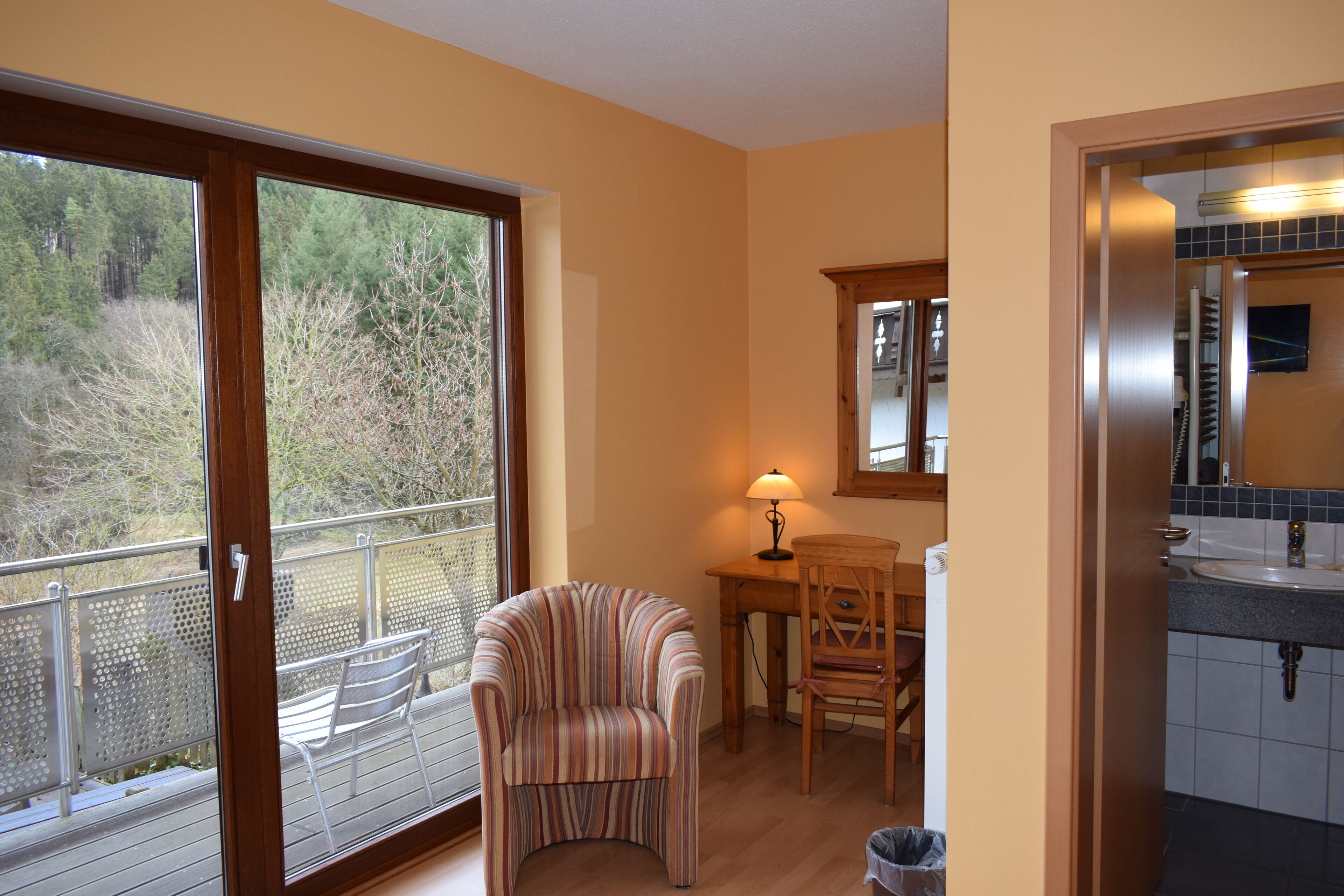 single room | living area | tv