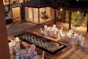 Espace mariage en plein air