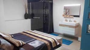 Premium bedding, memory foam beds, individually decorated