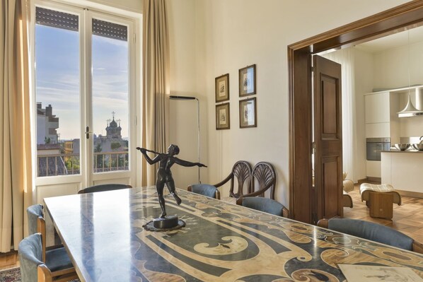 Dining - Exclusive Penthouse 4 BR 3 BTH w/ View: published on Vogue! (Firenze)