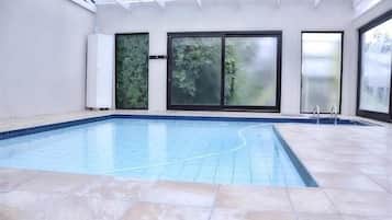 Indoor pool, outdoor pool
