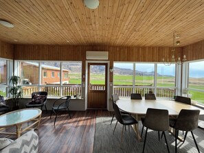 Apartment, Balcony | Living area - Stóra Mörk Guesthouse (Rangárþing eystra)