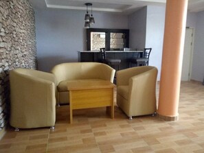 Lobby sitting area
