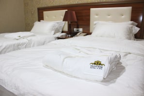 Minibar, in-room safe, desk, blackout curtains