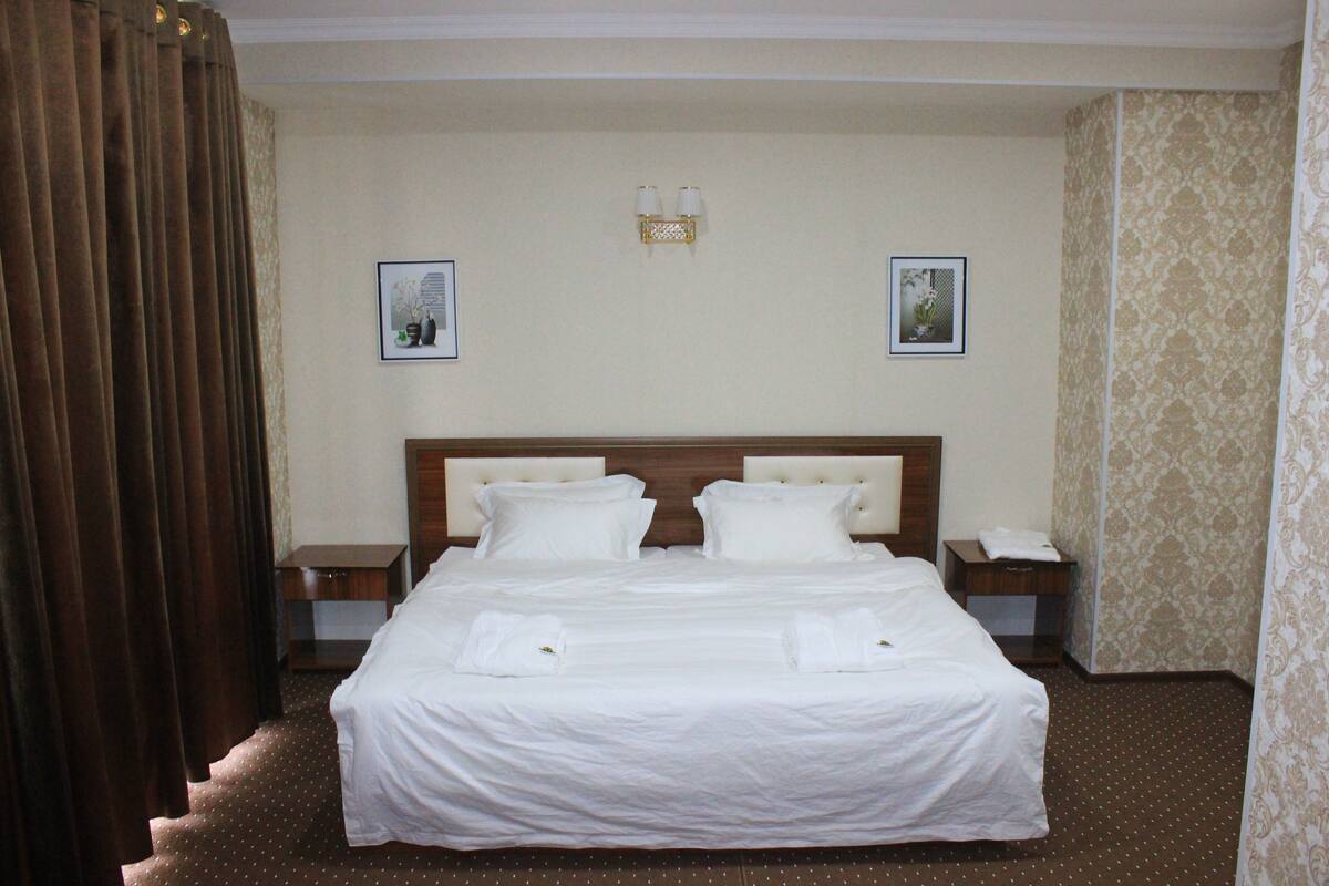 Minibar, in-room safe, desk, blackout curtains