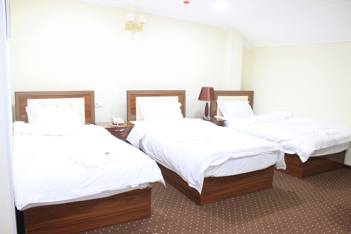 Minibar, in-room safe, desk, blackout curtains