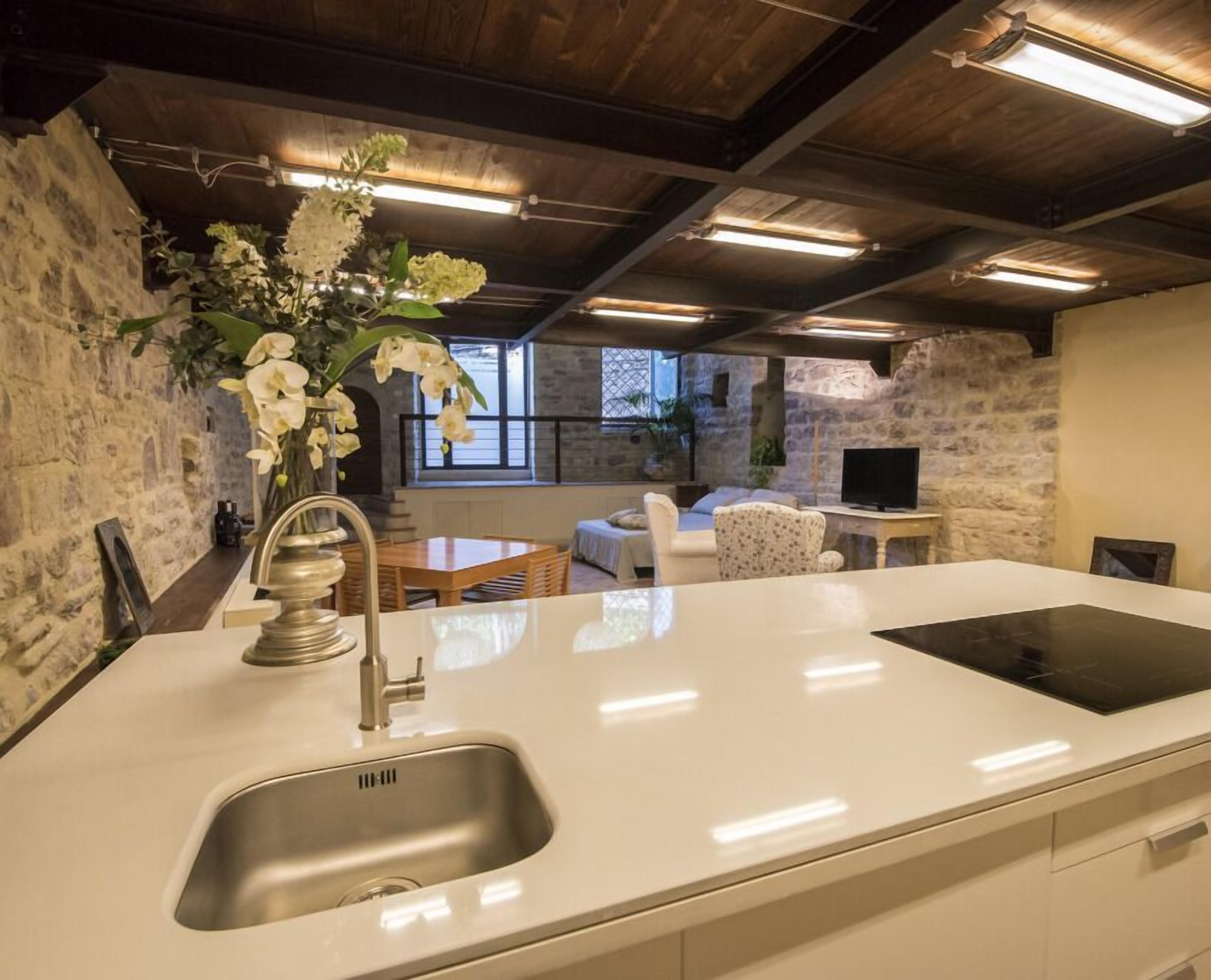 复式, 1 间卧室 (Loft) | 私人厨房 | 大冰箱、炉灶、厨具/餐具