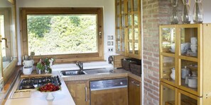 Chalet, 1 Queen-Bett und Schlafsofa, Terrasse, Meerblick (Casetta del Falco) | Eigene Küche