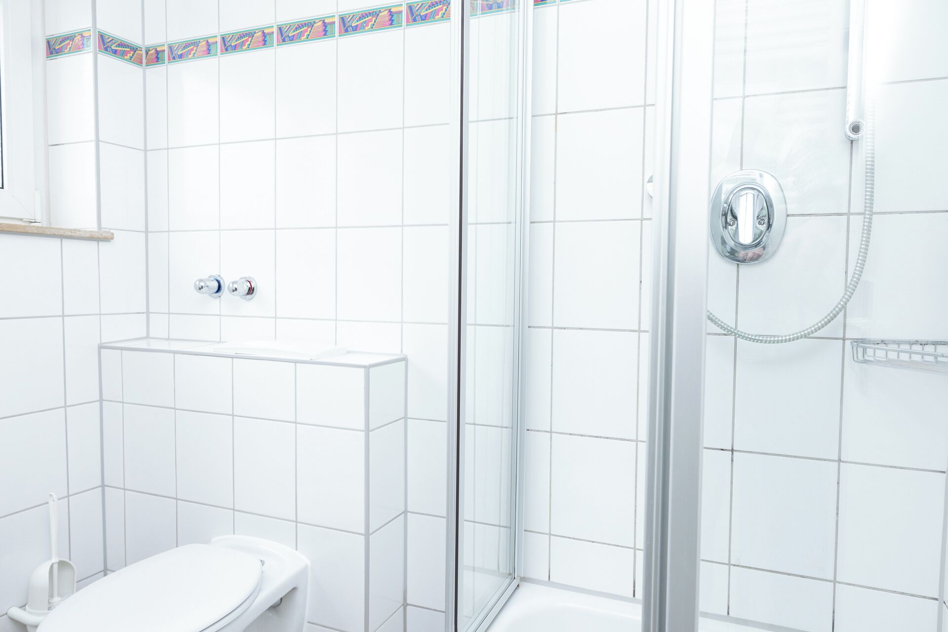 double room | bathroom | shower, slippers, towels