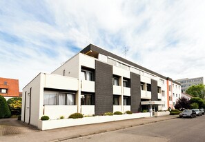 Overnatningsstedets facade