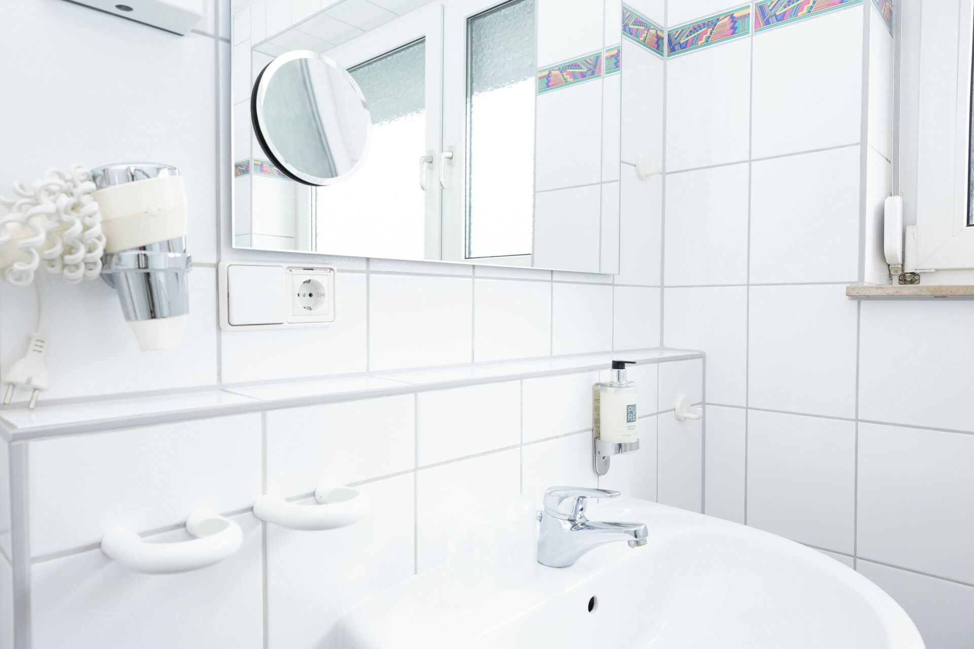 double room | bathroom | shower, slippers, towels