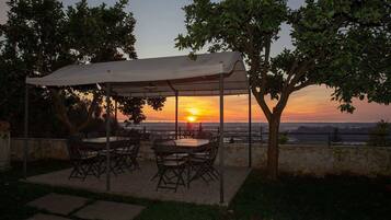 Blick von der Unterkunft