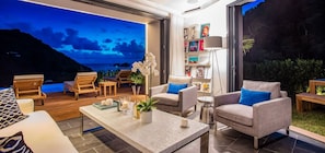 Living area - Villa Sasha (St. Barthelemy)
