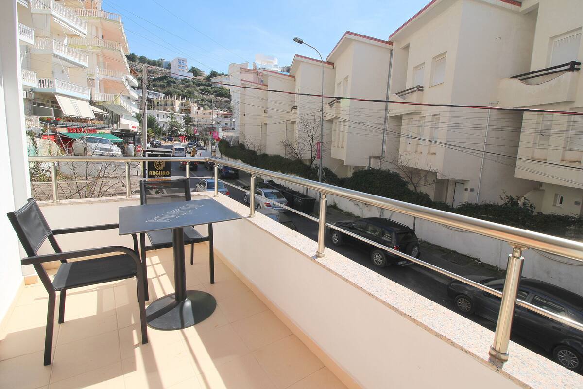 Triple Room with View | Desk, WiFi (free), individually furnished, bed sheets