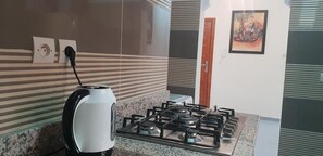 Réfrigérateur grande capacité avec congélateur, surface de cuisson