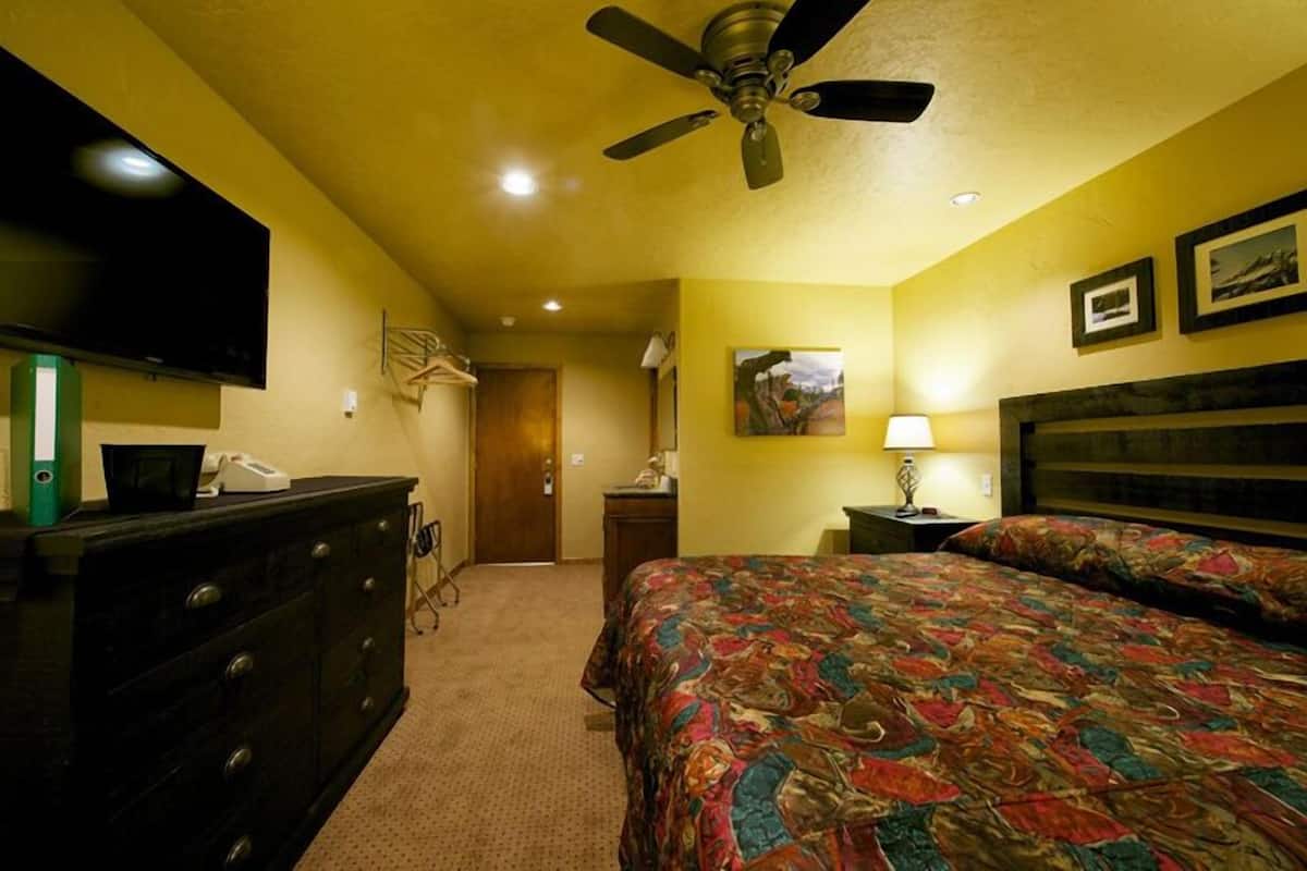Basic Single Room, 1 King Bed, Non Smoking | Premium bedding, down comforters, pillowtop beds, free WiFi