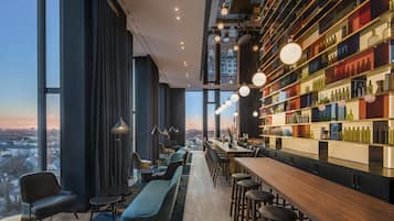 Rooftop bar, al fresco dining, open selected days