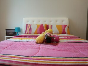4 bedrooms, iron/ironing board, free WiFi, bed sheets