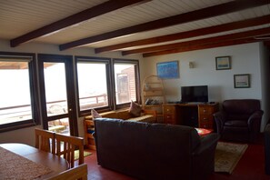 Fernseher, Kamin