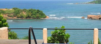 Luxury private beachfront villa with spectacular views