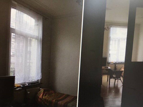 2 chambres, bureau, fer et planche à repasser