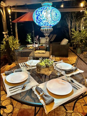 Outdoor dining