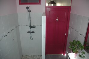 Regadera y secadora de cabello 