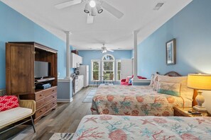 Desk, iron/ironing board, WiFi, bed sheets