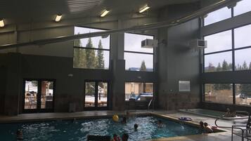 Indoor pool, a heated pool