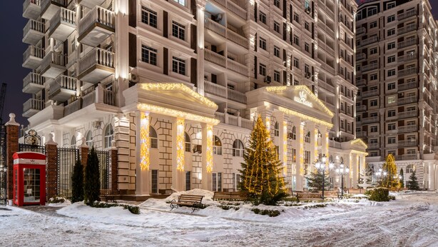 Front of property – evening/night - Comfort House (Kyiv)
