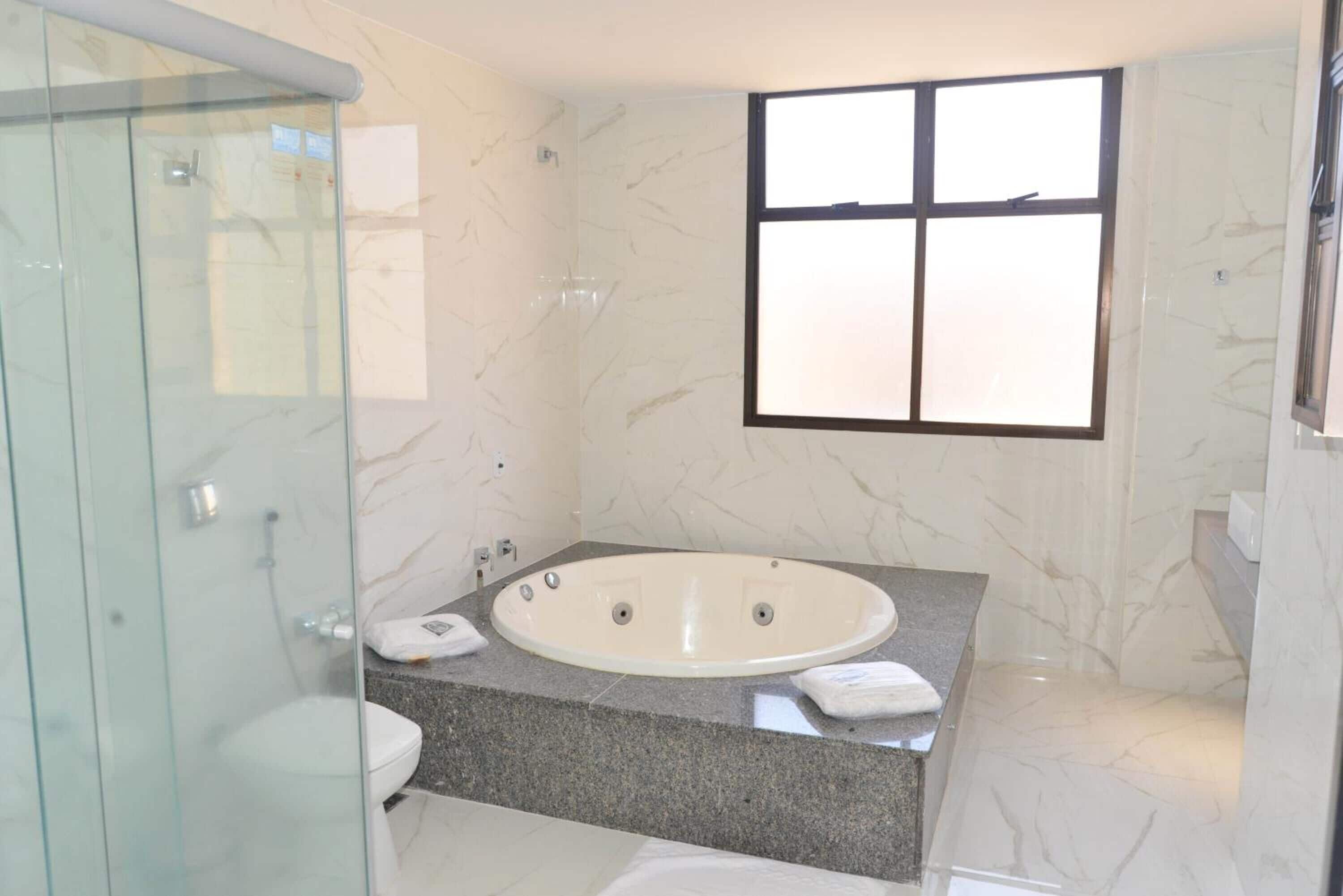 shower, rainfall showerhead, towels