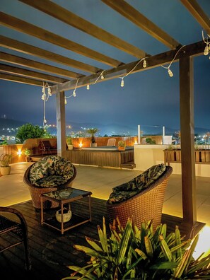 Terrasse sur le toit