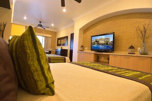 Junior Suite, 2 Queen Beds, Non Smoking | In-room safe, blackout drapes, iron/ironing board, bed sheets