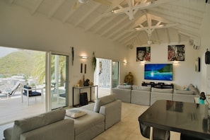 Smart TV, video games, stereo