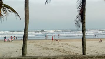 Na praia