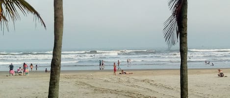 En la playa