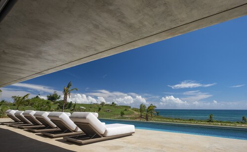 Stunning Eco-Luxury Villa on Caribbean Sea Featuring 94 Foot Pool, Sleeps 16