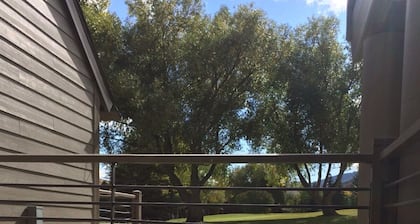 A spacious ski-in-ski-out, 3 bdr house in the center of Park City resort.