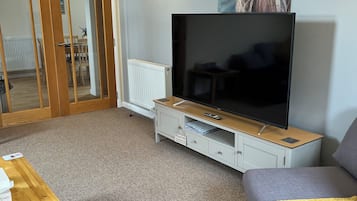 TV, video games, DVD player, books