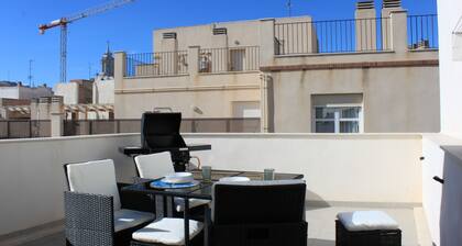 Talo, jossa pysäköinti ja wify historiallisessa keskustassa Cartagena